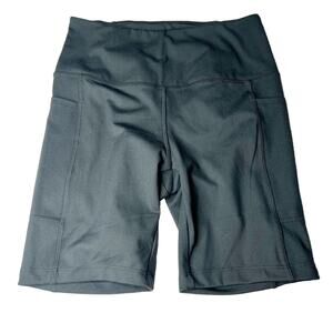 Danskin Seafoam Black Athletic Nike Shorts High Rise Athleisure Size Small